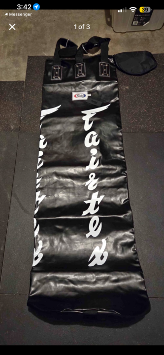 Muay Thai heavy bag fill