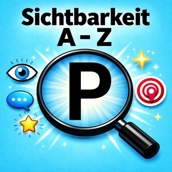 Sichtbarkeit 👀 von A bis Z 🔎 P = Profil 🎯 !!! 
