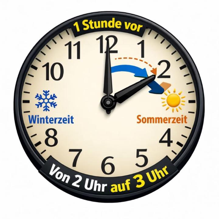 Sommerzeit 2026🌞 Achtung ⏰früh nicht verschlafen! 