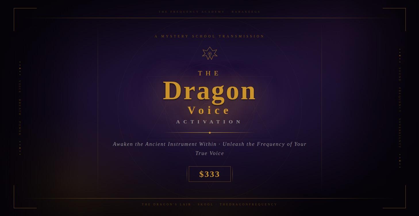 The Dragon Voice Activation