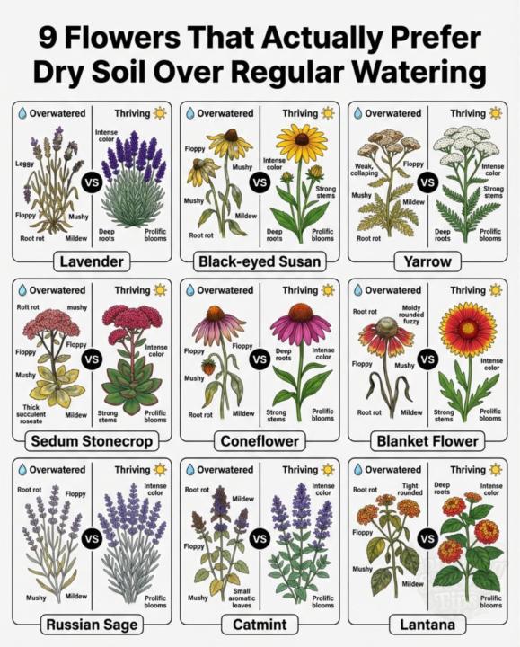 Drought tolerant flowers