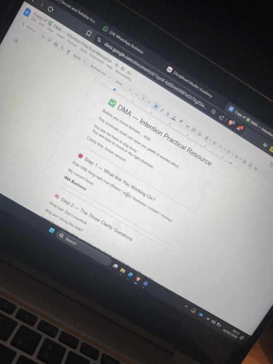 First Step Bismillah