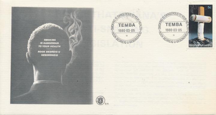 Anti Smoking Cover Bophuthatswana (South Africa Homeland)