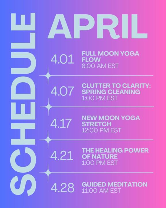 April Calendar