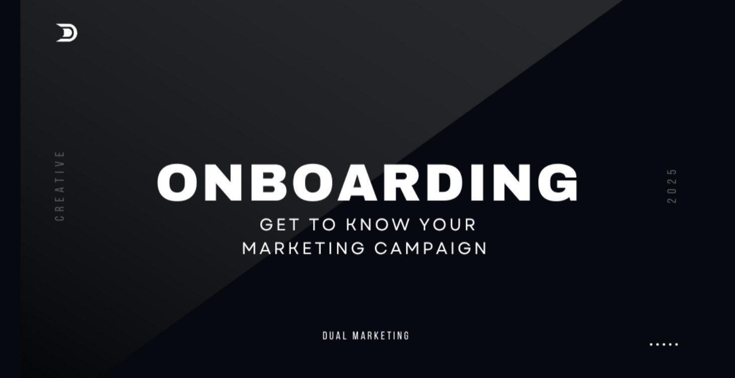 Dual Marketing Onboarding