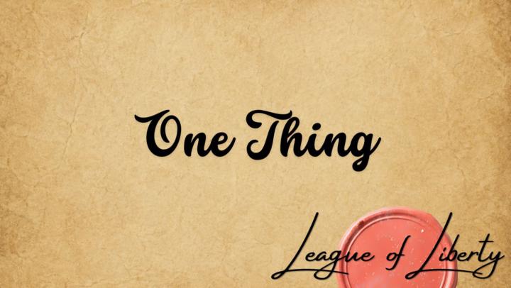 What's your "One Thing" you want for every human?