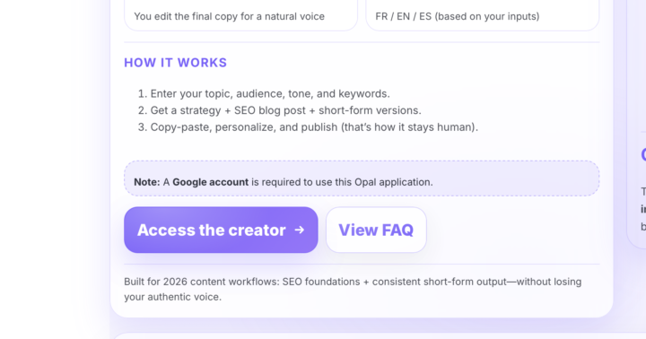 Free AI Content Creator