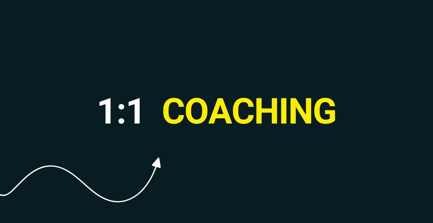 1:1 Coaching