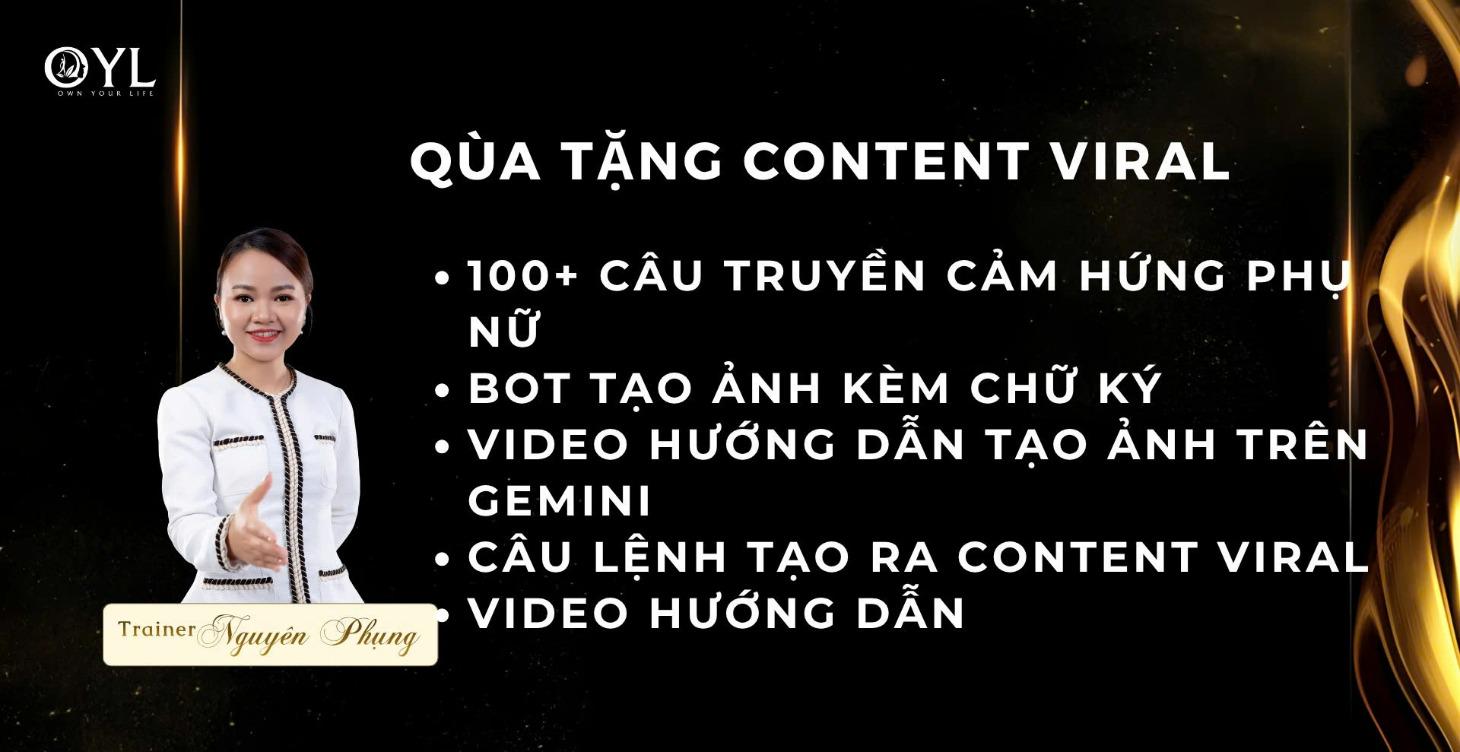 QUÀ TẶNG CONTENT VIRAL TỪ BOT ẢNH GEMINI