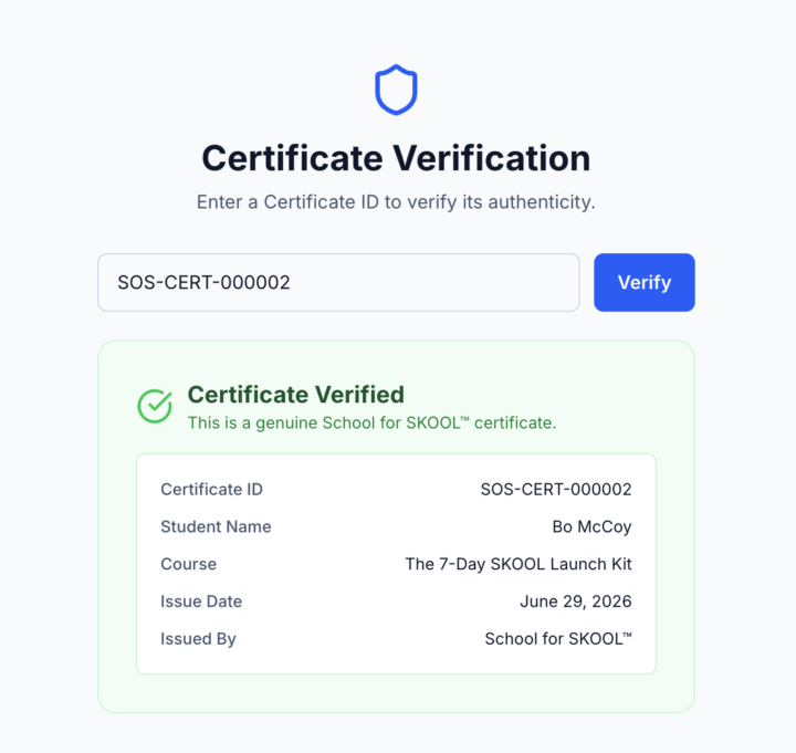 Certficate creation is LIVE and Awesome~