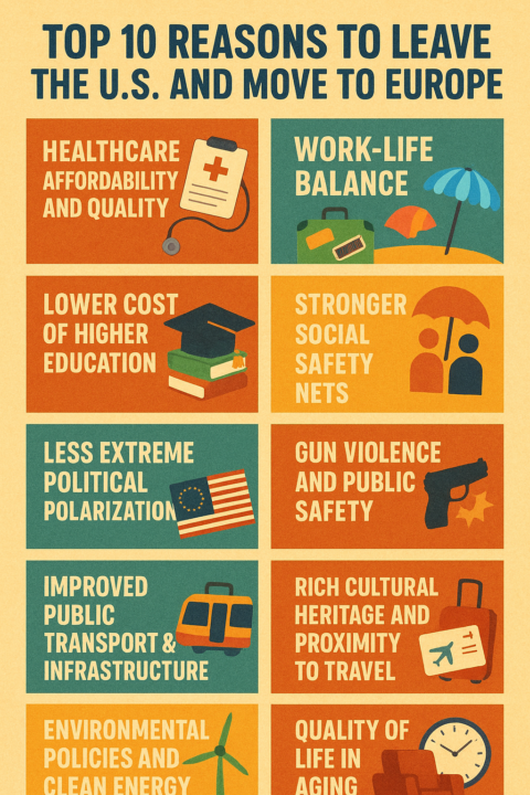 What's your #1 Reason for Moving to Europe?