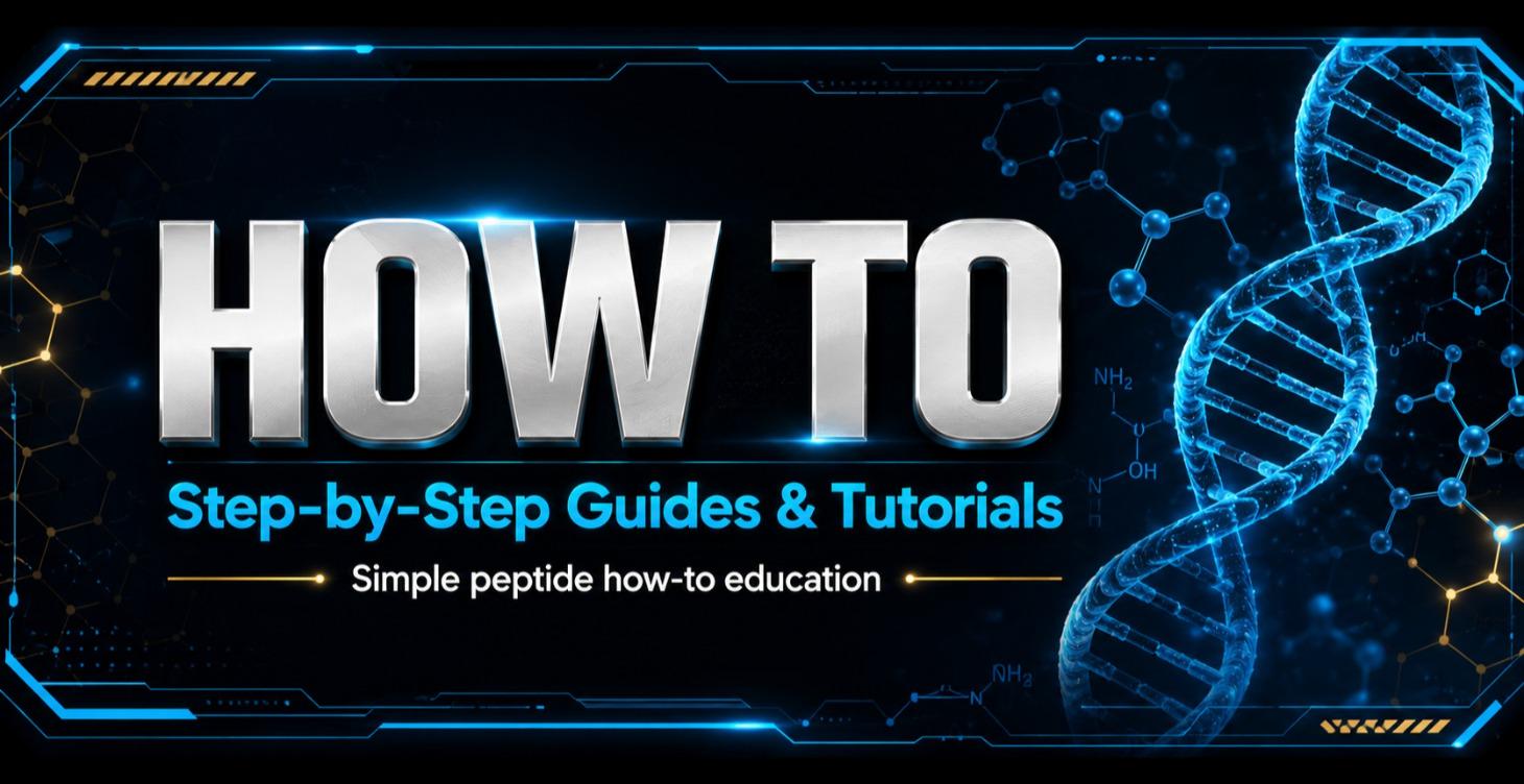 How To: Step-by-Step Peptide Guides & Tutorials