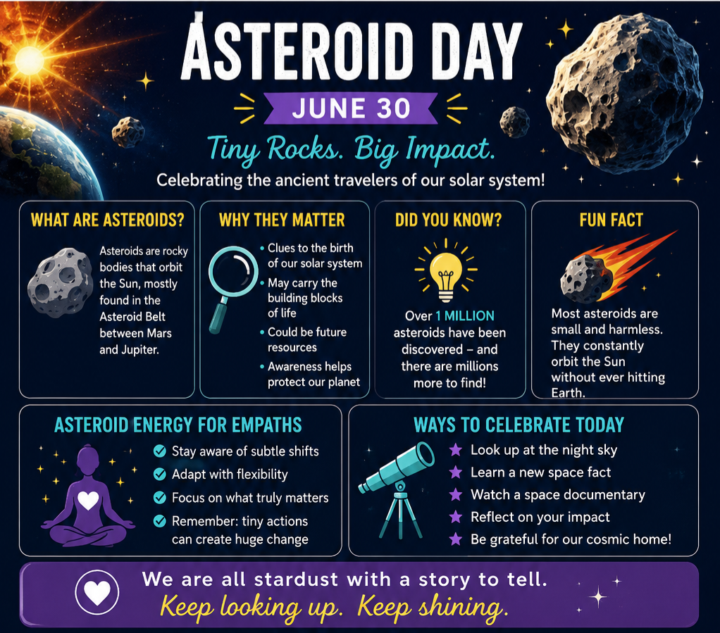 🌌 international Asteroid Day reminds us..!