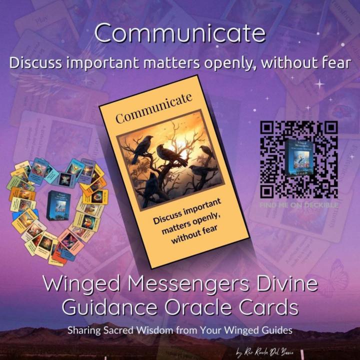 Winged Messengers Divine Guidance Card: Communicate