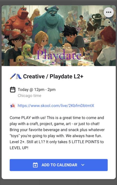 🛝 what’s your weekend fun? Playdate today (l2+)!