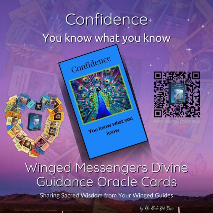 ⛲Confidence: Winged Messengers Divine Guidance Card