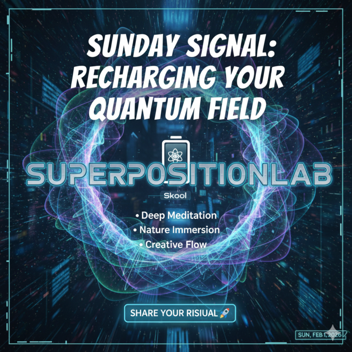 Sunday Signal: Recharging Your Quantum Field 🔋