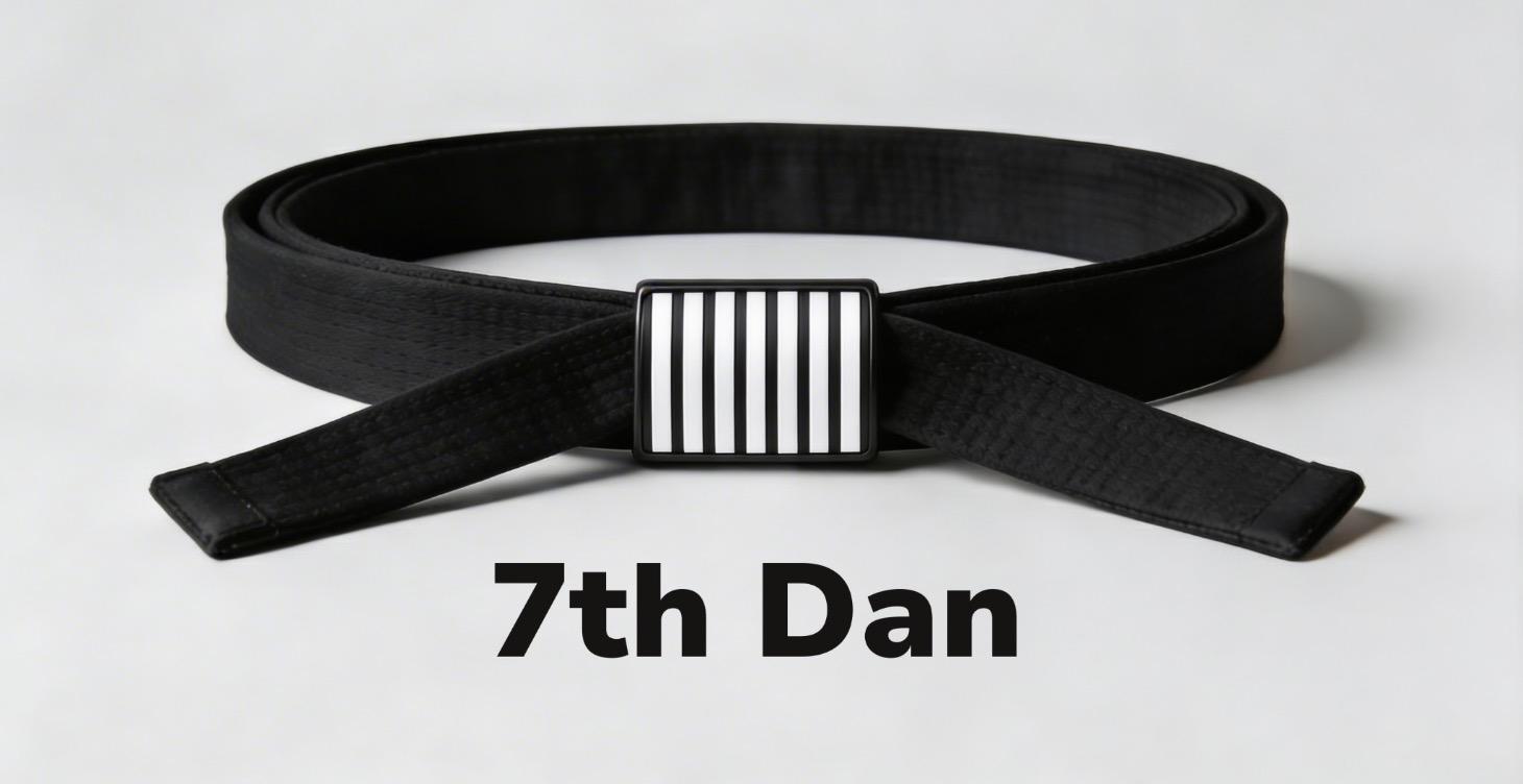 New Rank Achieved - 7th Dan