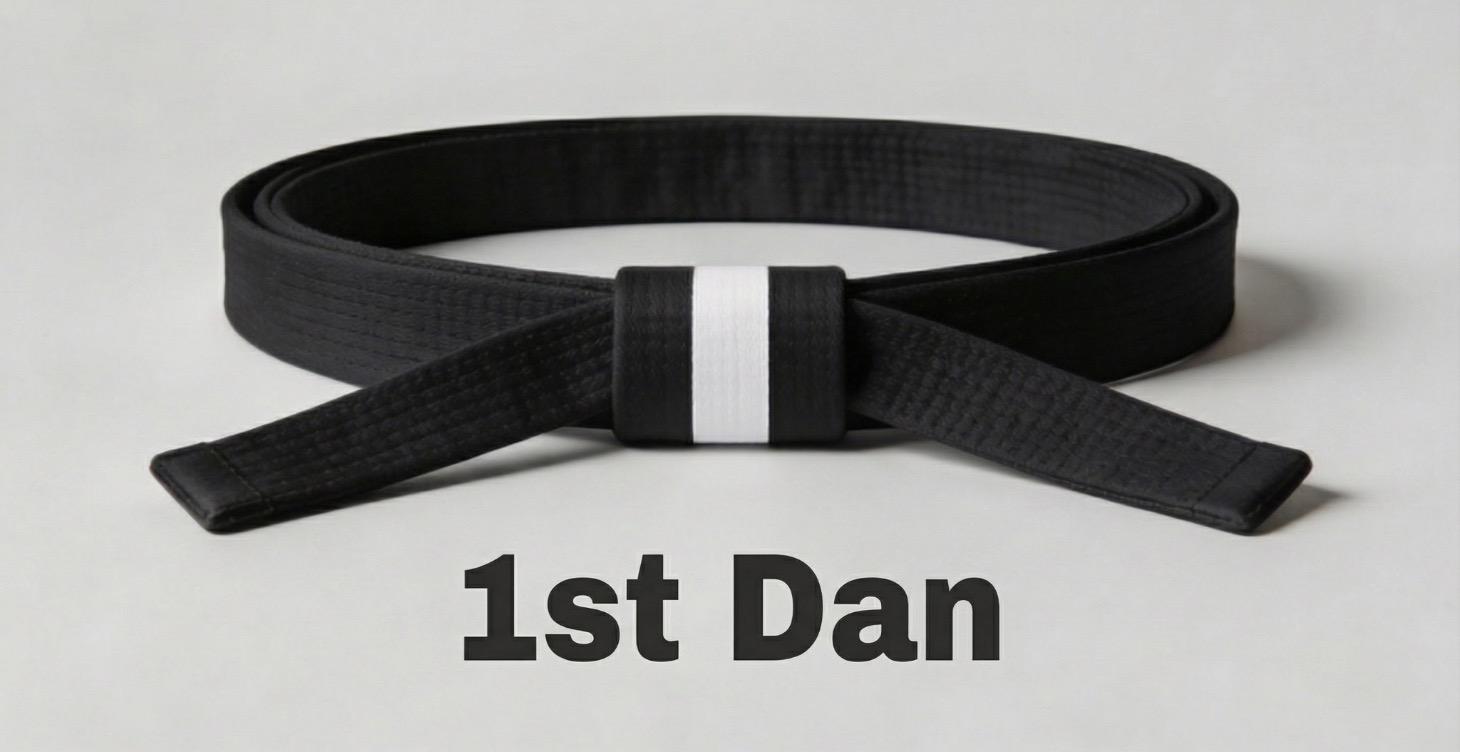 New Rank Achieved - 1st Dan