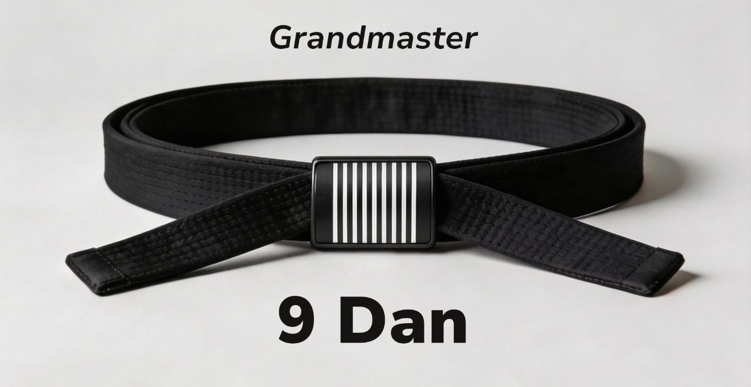 New Rank Achieved - 9 Dan Grandmaster
