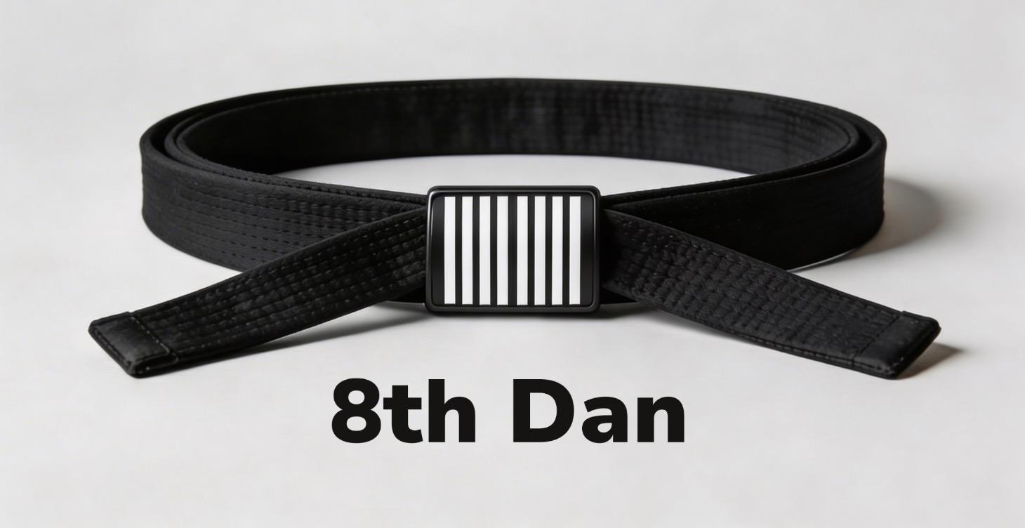 New Rank Achieved - 8th Dan