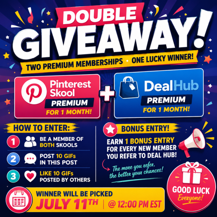 🎉 DOUBLE GIVEAWAY ALERT! 🎉