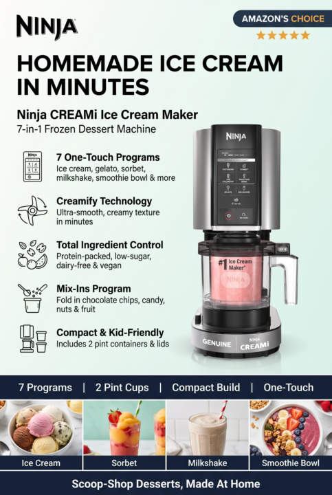 🍦 Ninja CREAMi Deal Alert — Homemade Ice Cream in Minutes! ✨