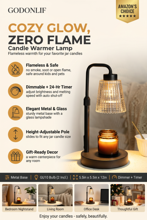 🔥 This Candle Warmer Lamp Is a Total Cozy Game-Changer