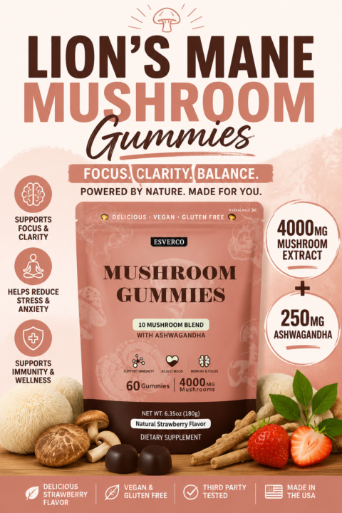 50% OFF PROMO Code - Lion's Mane Mushroom Gummies