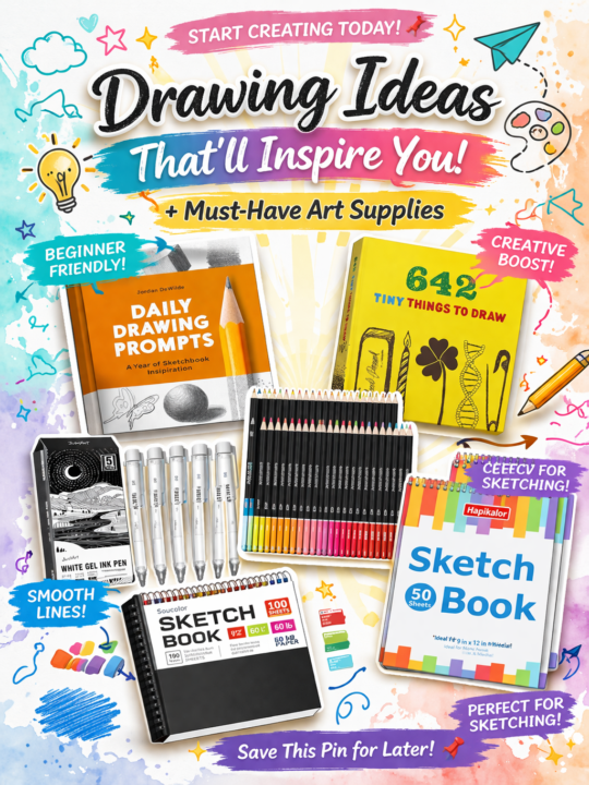 ✔️Drawing Ideas & Art Supplies for Beginners and Expert Artists