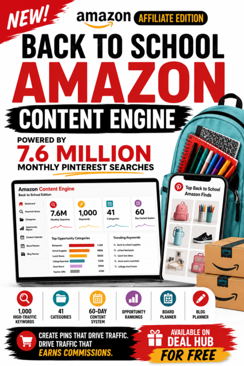 🛒 Back to School Amazon Content Engine