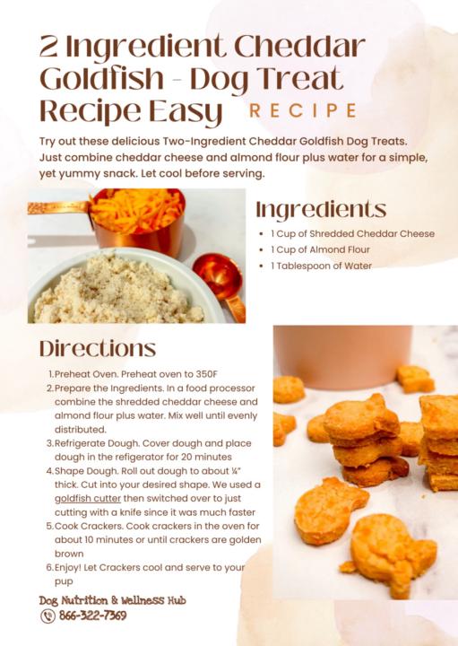 2 Ingredient Cheddar Goldfish!