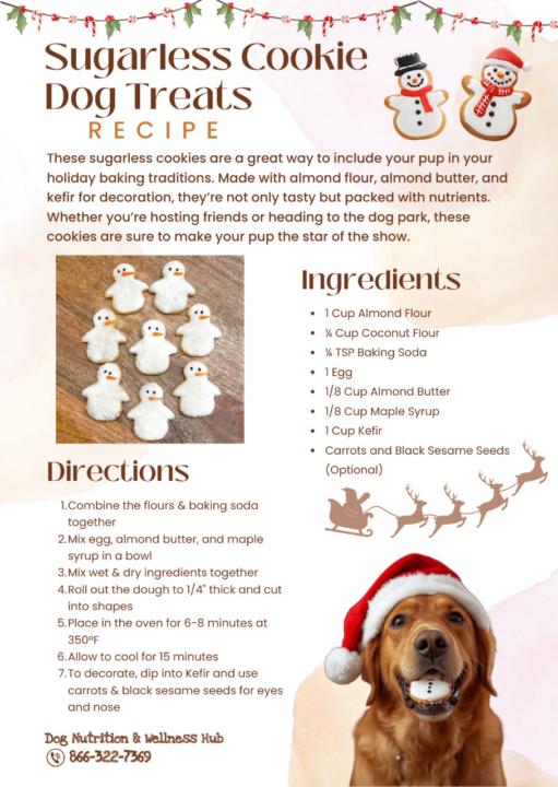Sugarless Cookie Treats...FOR YOUR DOG!