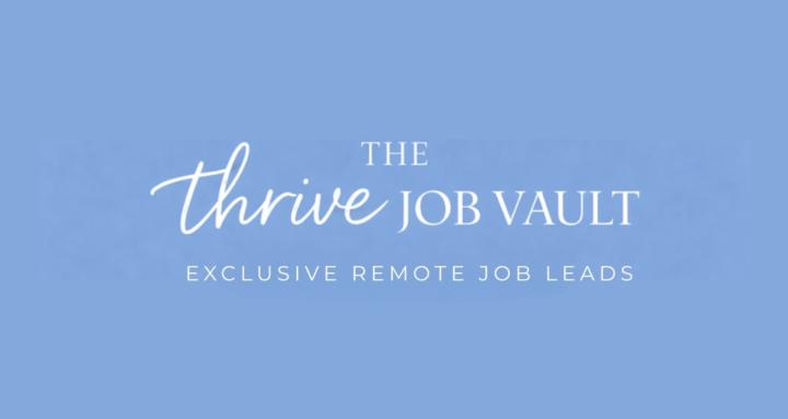 The Thrive Job Vault