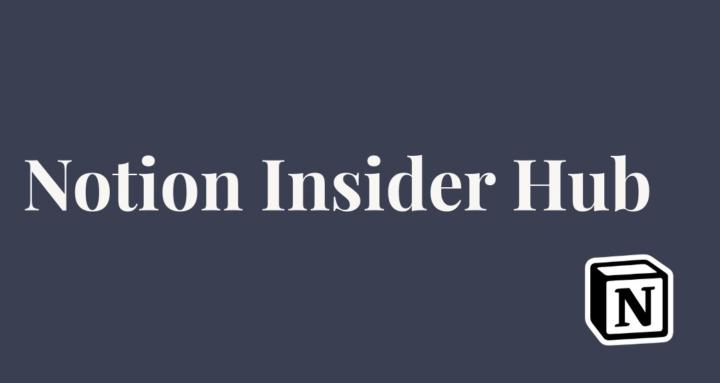 Notion Insider Hub