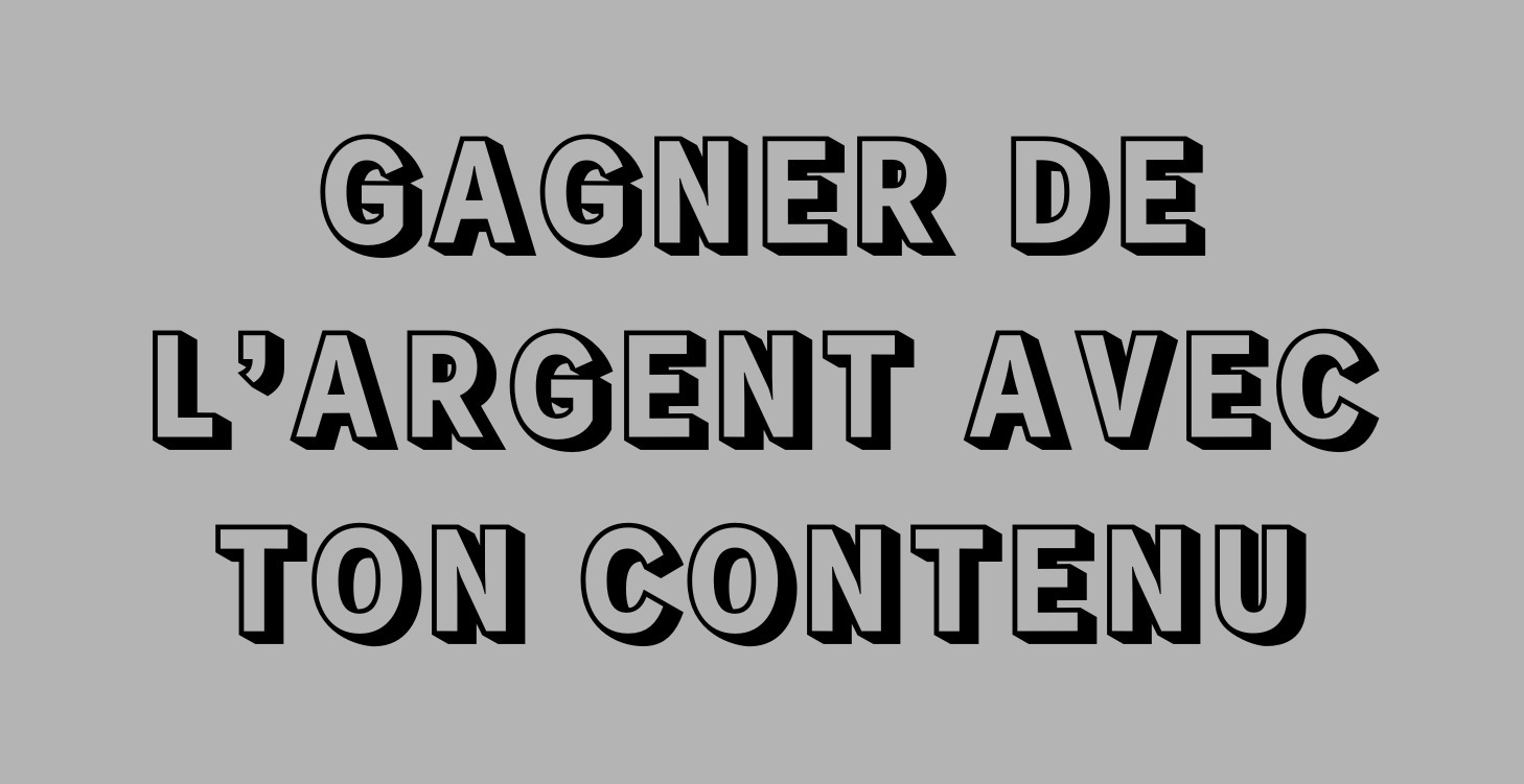 Monétisation sur TikTok & Réseaux