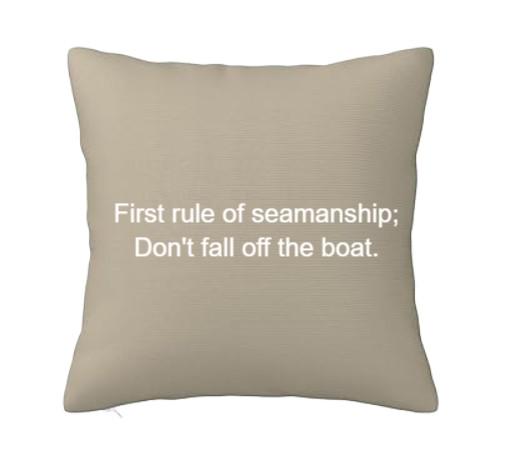 [Maker] Nautical Pillows with Great Quips - Contest!