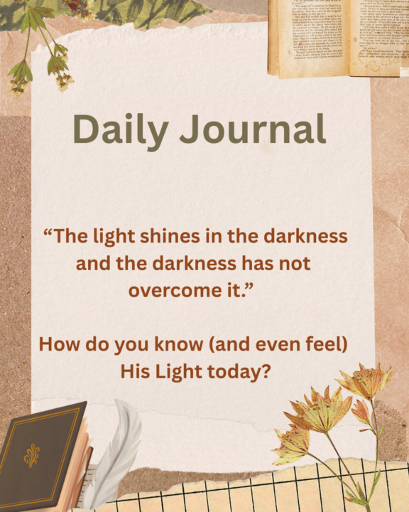 Savor and sit in this truth. 