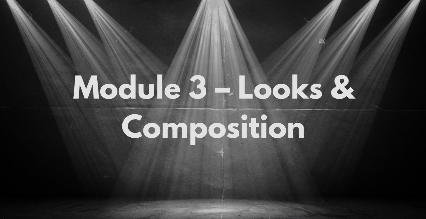 Module 3 – Looks and composition
