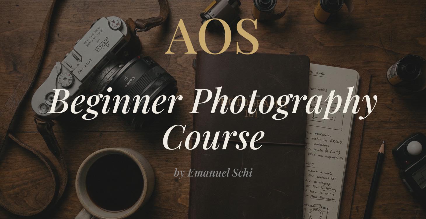 The Beginner Photography Course