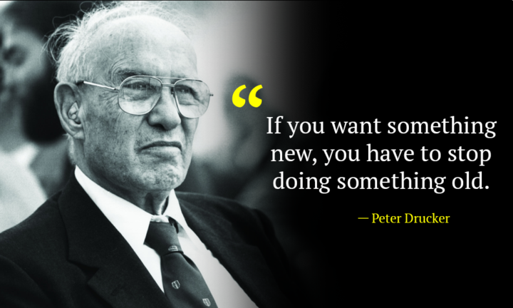 If You Want Something New... You Gotta Stop Doing Something Old