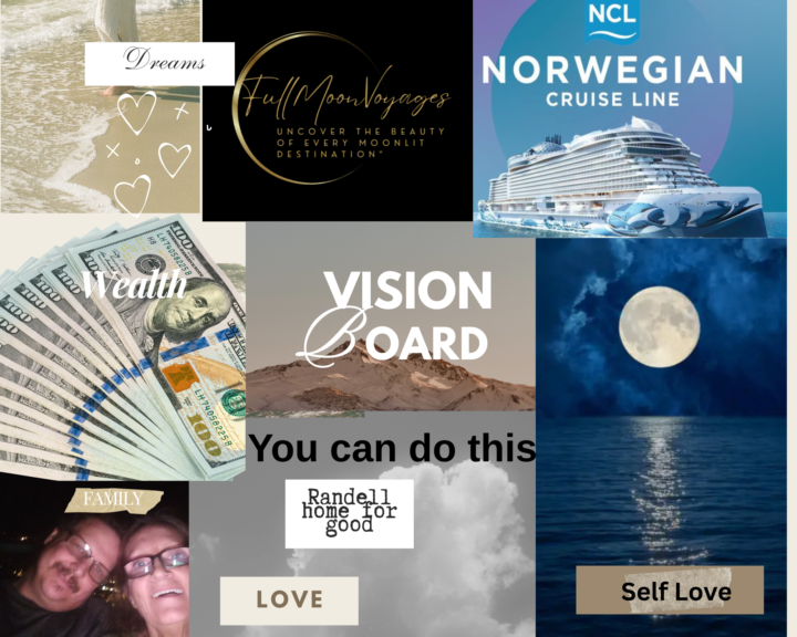 my vision board and company logo