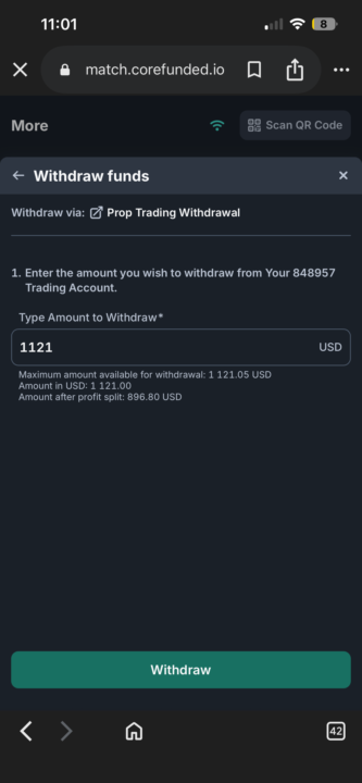 1.1K Withdrawal 💸