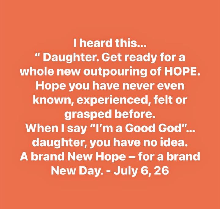 He is the God of Hope