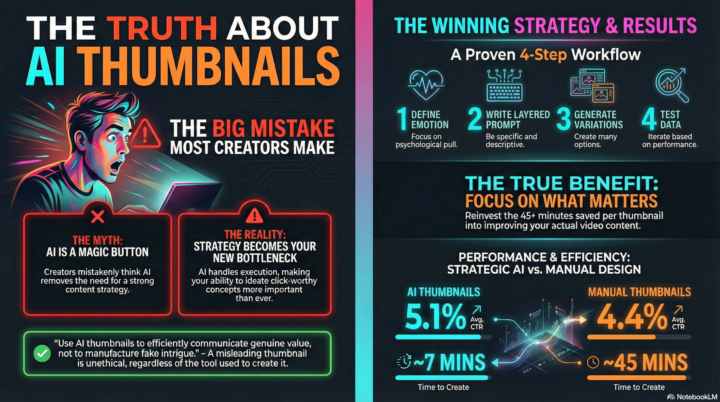 The Truth About AI Thumbnails: Why Most Creators Are Getting This Wrong (And How to Actually Use Them)