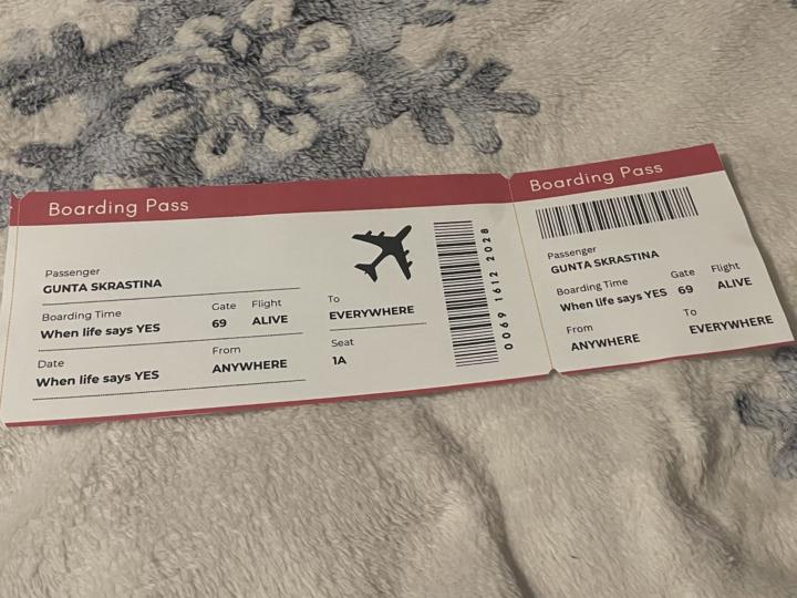 Sharing my boarding pass…