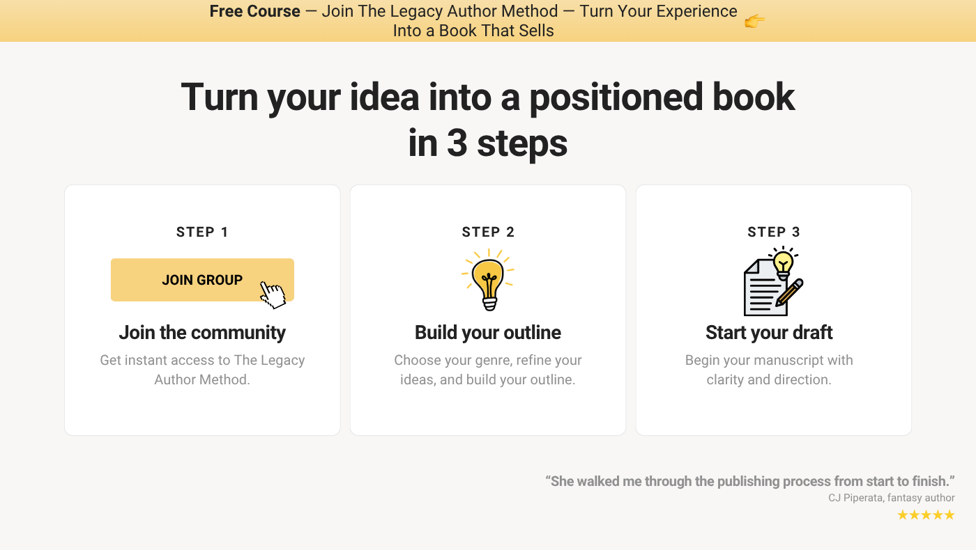 The Legacy Author Method