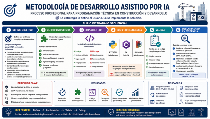 Metodología de Desarrollo Asistido por IA para Programación Técnica y Automatización de Procesos