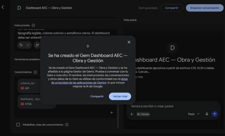 RETO 2 : Configuración de Gem para generar dashboards 