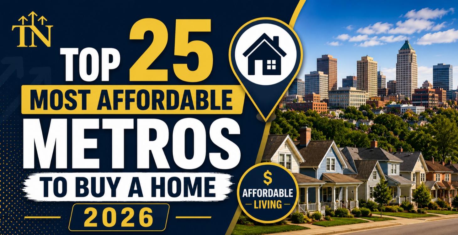 Top 25 Most Affordable Metros to Buy a Home - 2026